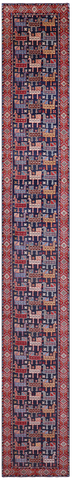 Tribal Persian Gabbeh Handmade Wool Rug - 2' 7