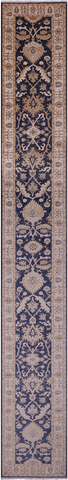 Peshawar Hand Knotted Wool Rug - 2' 7