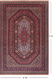 Persian Qum Hand Knotted Wool Rug - 4' 10" X 7' 7" - Golden Nile