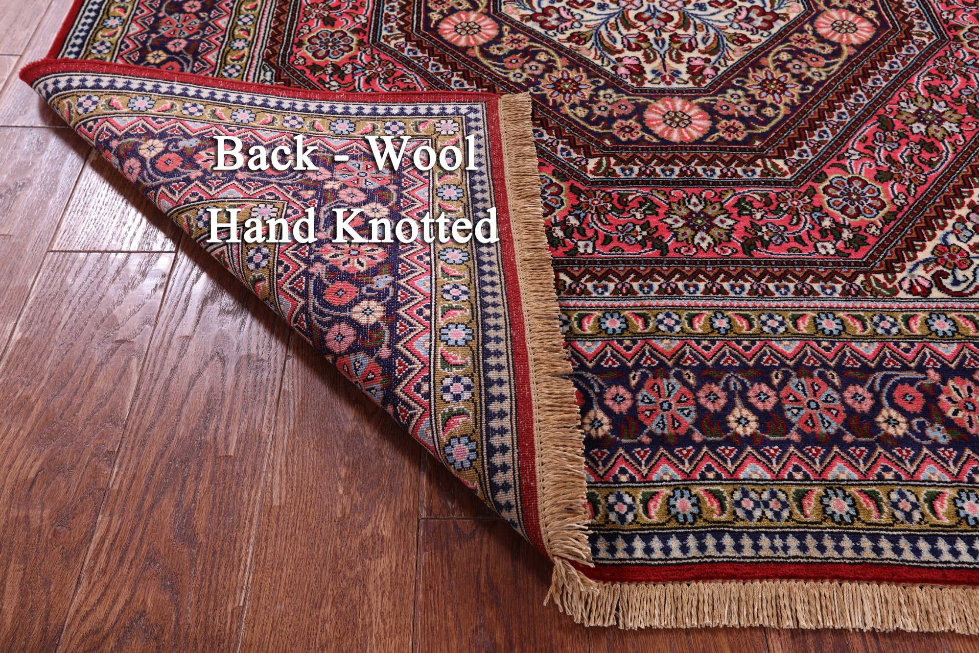 Persian Qum Hand Knotted Wool Rug - 4' 10" X 7' 7" - Golden Nile