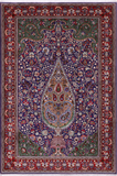 Persian Qum Hand Knotted Wool Rug - 4' 10"X 7' 3" - Golden Nile