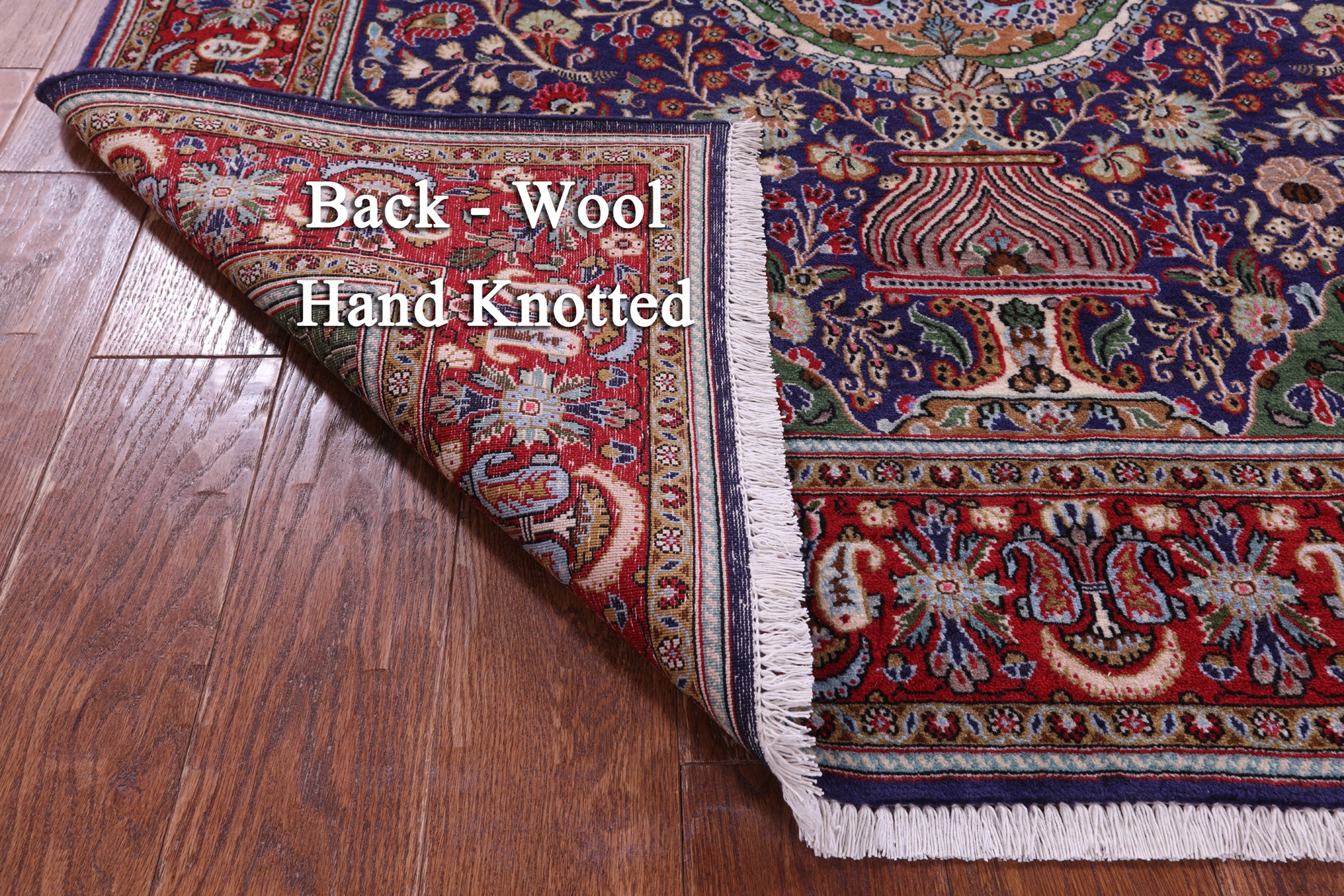Persian Qum Hand Knotted Wool Rug - 4' 10"X 7' 3" - Golden Nile