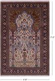 Persian Qum Handmade Wool Rug - 4' 8" X 7' 0" - Golden Nile