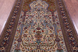 Persian Qum Handmade Wool Rug - 4' 8" X 7' 0" - Golden Nile