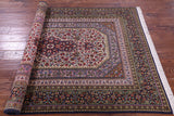 Persian Qum Hand Knotted Wool Rug - 4' 10" X 7' 1" - Golden Nile