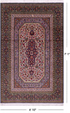 Persian Qum Hand Knotted Wool Rug - 4' 10" X 7' 1" - Golden Nile