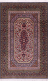 Persian Qum Hand Knotted Wool Rug - 4' 10" X 7' 1" - Golden Nile