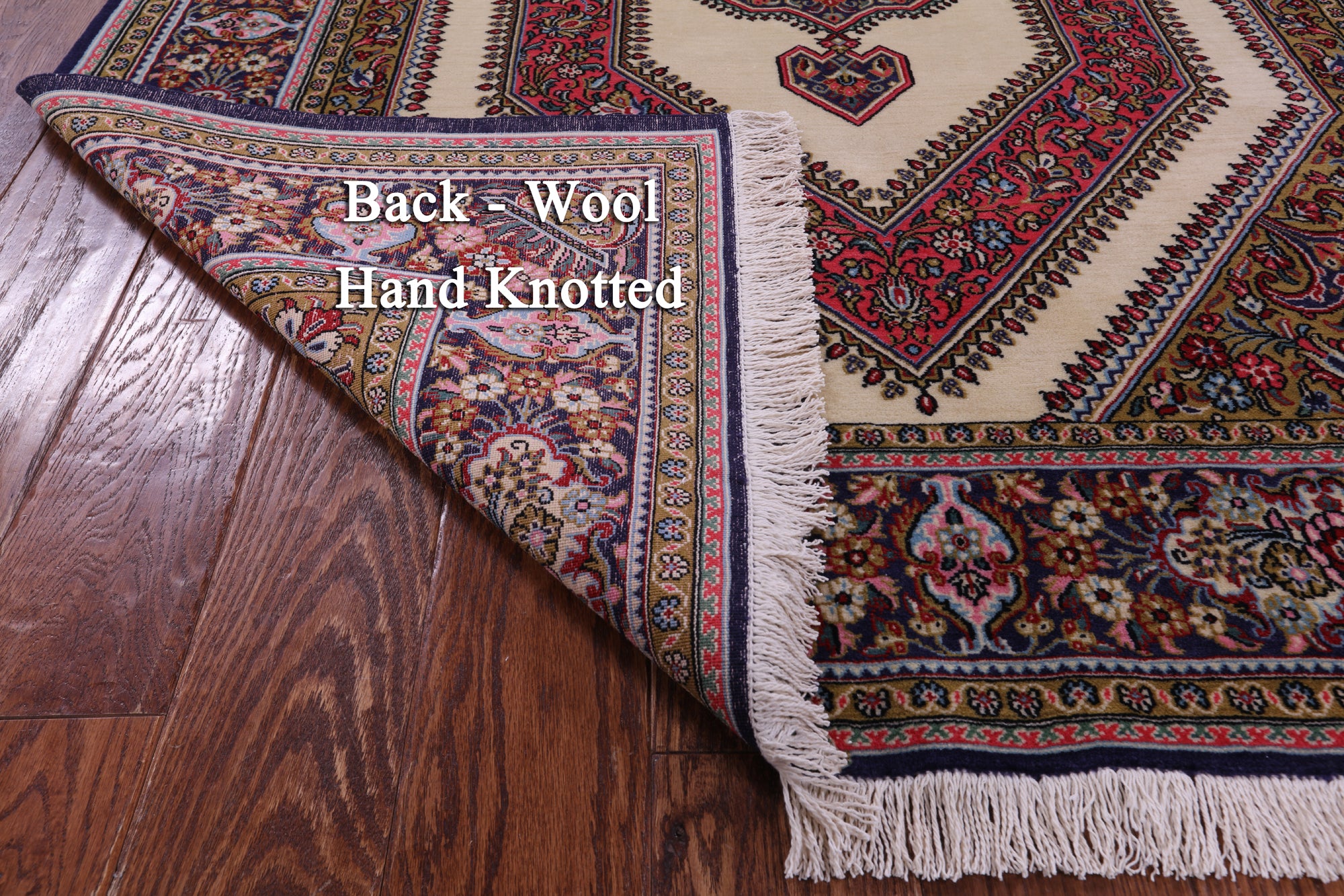 Persian Qum Handmade Wool Rug - 4' 7" X 6' 11" - Golden Nile