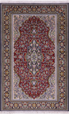 Persian Qum Hand Knotted Wool Rug - 4' 10" X 7' 2" - Golden Nile