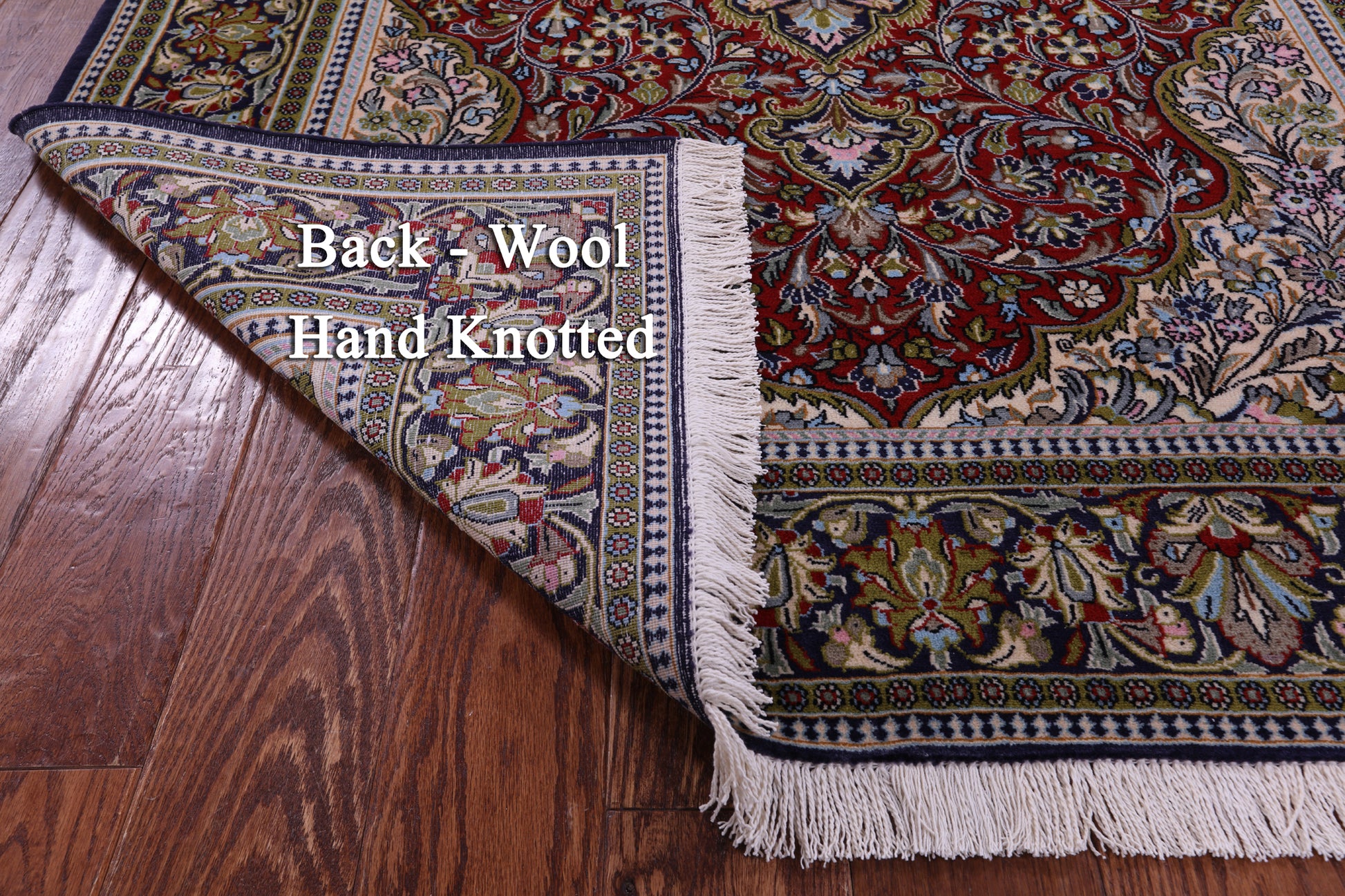 Persian Qum Hand Knotted Wool Rug - 4' 10" X 7' 2" - Golden Nile