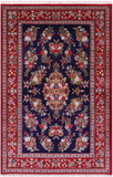 Persian Qum Hand Knotted Wool Rug - 4' 5" X 6' 7" - Golden Nile