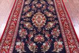 Persian Qum Hand Knotted Wool Rug - 4' 5" X 6' 7" - Golden Nile