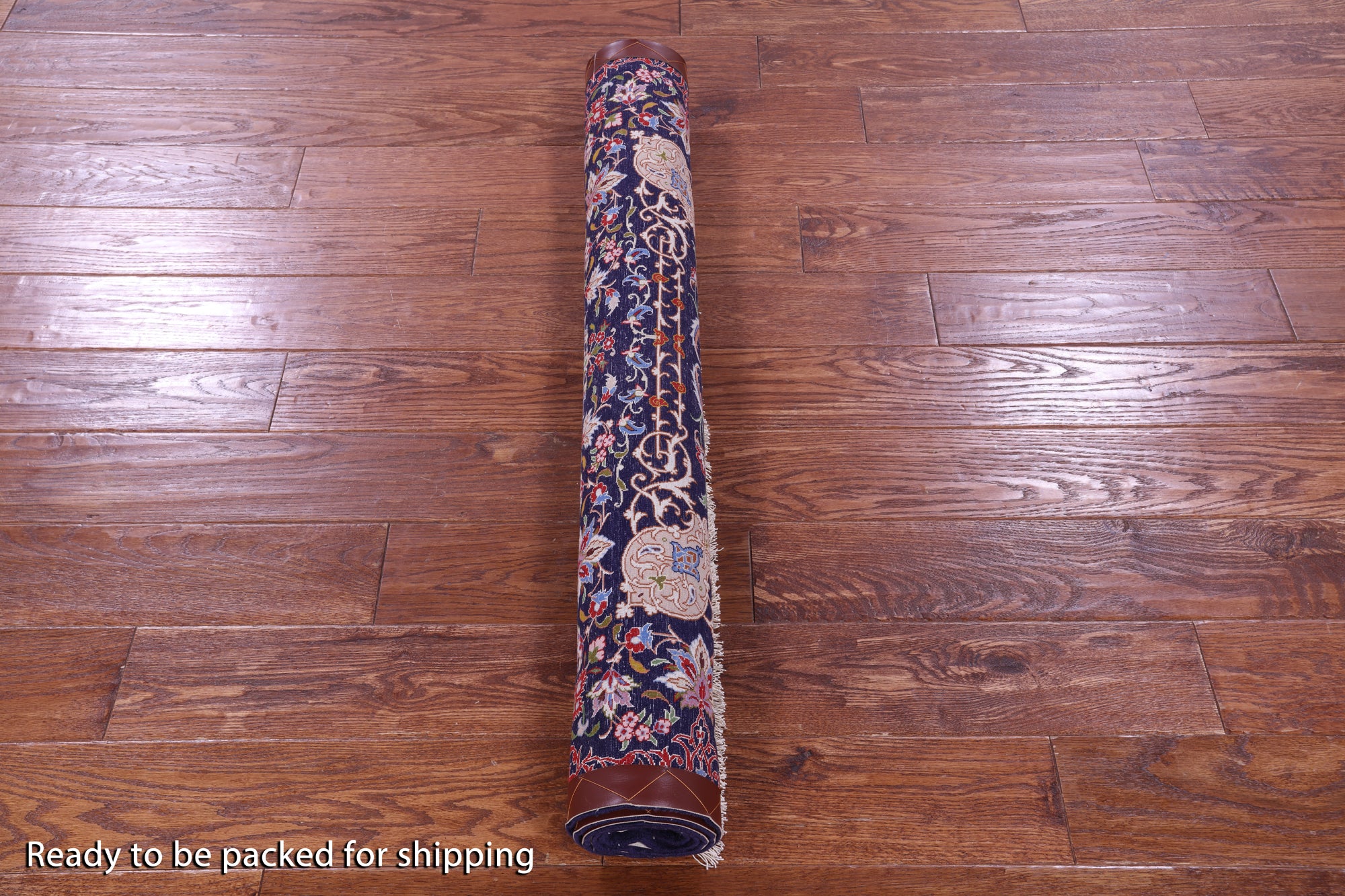 Persian Isfahan Hand Knotted Wool & Silk Rug - 3' 7" X 5' 3" - Golden Nile