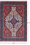 Persian Hand Knotted Wool Rug - 3' 5" X 4' 11" - Golden Nile