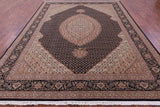 Persian Tabriz Hand Knotted Wool & Silk Rug - 8' 6" X 11' 7" - Golden Nile