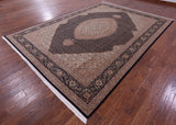 Persian Tabriz Hand Knotted Wool & Silk Rug - 8' 6" X 11' 7" - Golden Nile