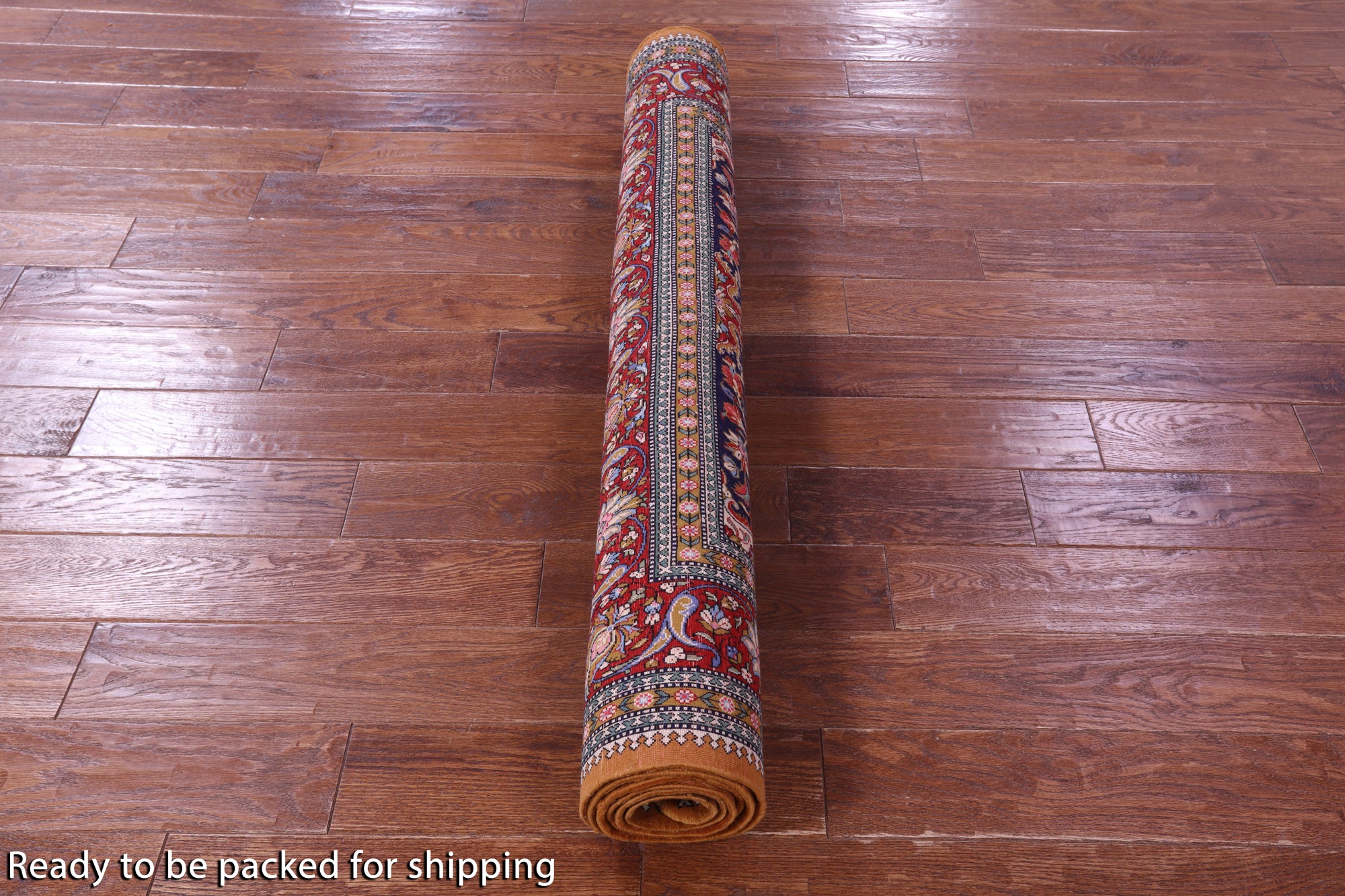 Black Persian Qum Handmade Wool Rug - 4' 5" X 7' 8"