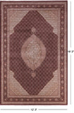 Persian Tabriz Hand Knotted Wool & Silk Rug - 12' 3" X 18' 2" - Golden Nile