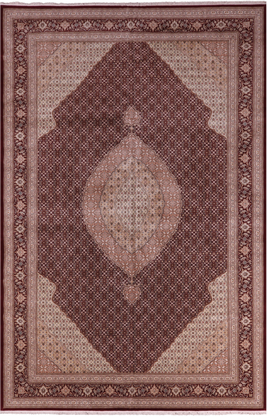 Persian Tabriz Hand Knotted Wool & Silk Rug - 12' 3" X 18' 2" - Golden Nile