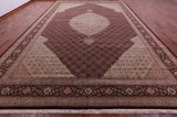 Persian Tabriz Hand Knotted Wool & Silk Rug - 12' 3" X 18' 2" - Golden Nile