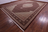Persian Tabriz Hand Knotted Wool & Silk Rug - 12' 3" X 18' 2" - Golden Nile