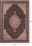 Persian Tabriz Hand Knotted Wool & Silk Rug - 12' 3" X 18' 2" - Golden Nile