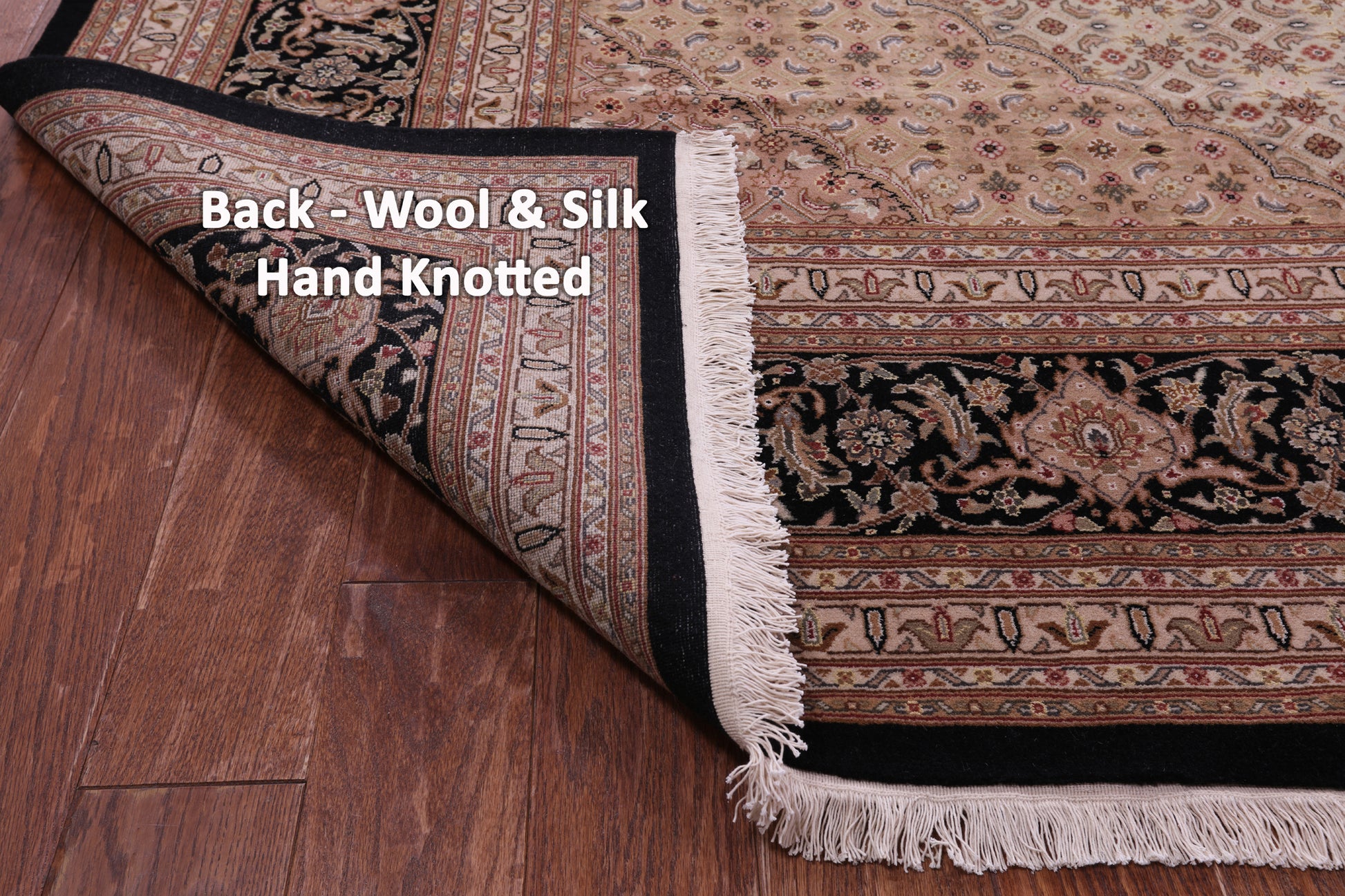 Persian Tabriz Hand Knotted Wool & Silk Rug - 12' 3" X 18' 2" - Golden Nile