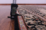 Persian Tabriz Hand Knotted Wool & Silk Rug - 2' 4" X 10' 2" - Golden Nile