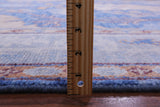 Blue Turkish Oushak Hand Knotted Wool Rug - 7' 11" X 16' 2"