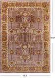 Peshawar Handmade Wool Rug - 10' 2" X 15' 0" - Golden Nile