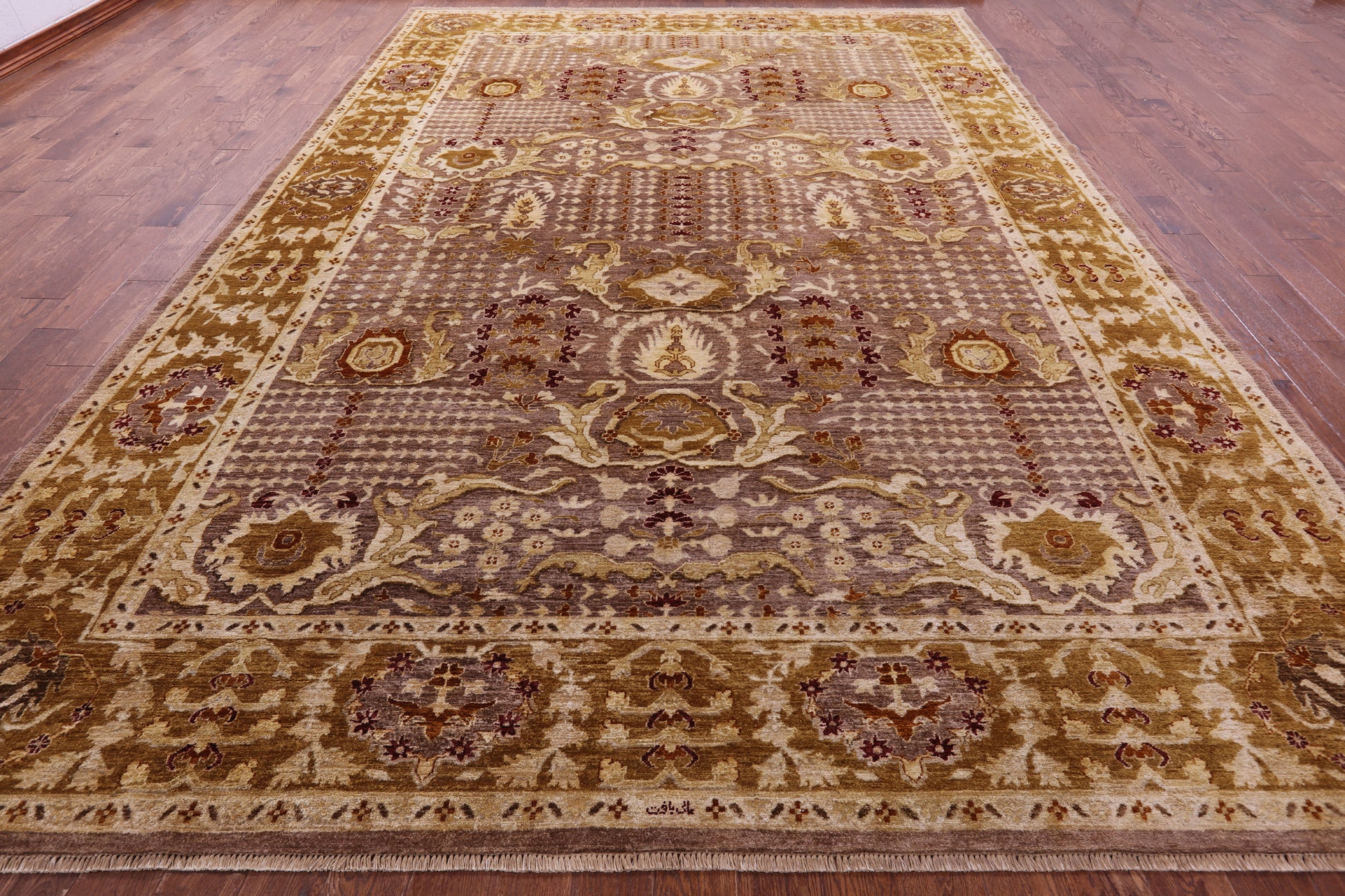 Peshawar Handmade Wool Rug - 10' 2" X 15' 0" - Golden Nile