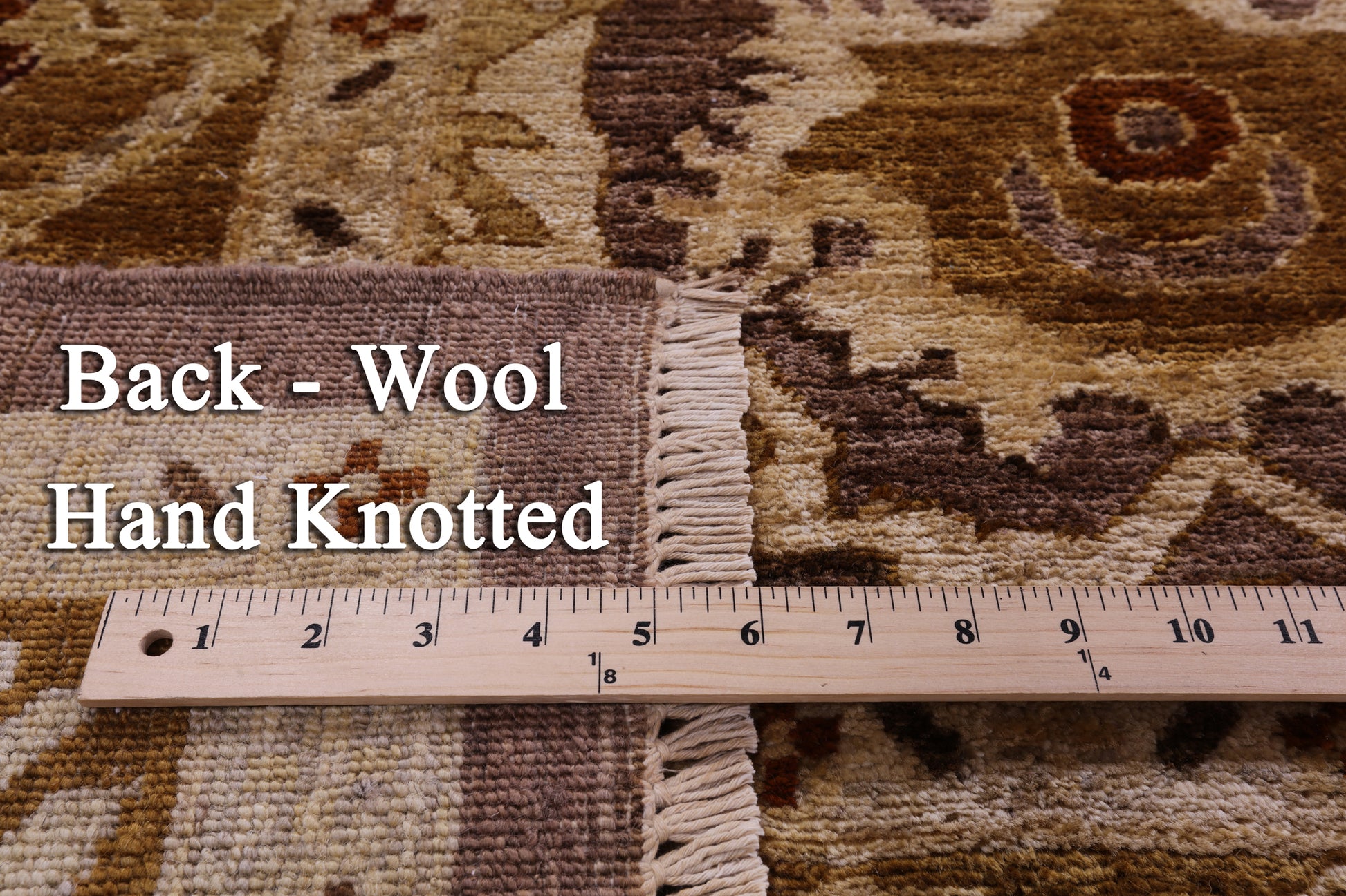 Peshawar Handmade Wool Rug - 10' 2" X 15' 0" - Golden Nile