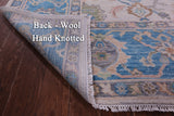 Ivory Turkish Oushak Handmade Wool Rug - 9' 3" X 12' 2" - Golden Nile