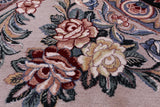 Grey/Black French Aubusson Hand Knotted Wool Rug - 9' 0" X 12' 1"