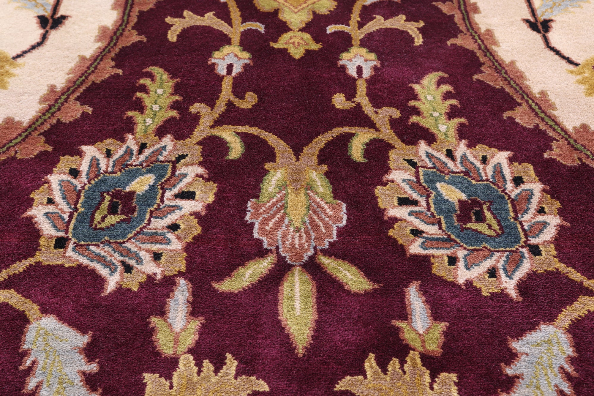 Persian Tabriz Hand Knotted Wool Rug - 8' 10" X 12' 2" - Golden Nile