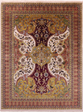 Persian Tabriz Hand Knotted Wool Rug - 8' 10" X 12' 2" - Golden Nile