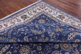 Blue Persian Nain Handmade Wool & Silk Rug - 9' 9" X 13' 11" - Golden Nile