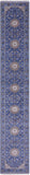 Blue Persian Nain Handmade Wool & Silk Rug - 2' 8" X 16' 0" - Golden Nile