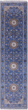Blue Persian Nain Handmade Wool & Silk Rug - 2' 8" X 10' 3" - Golden Nile