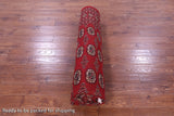 Red Bokhara Hand-Knotted Wool Rug - 9' 2" X 11' 9"