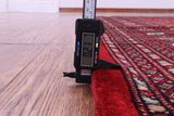 Red Bokhara Hand-Knotted Wool Rug - 8' 0" X 10' 4"