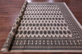 Ivory Bokhara Handmade Wool Rug - 9' 2" X 12' 0"