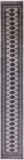 Grey Bokhara Handmade Wool Runner Rug - 2' 1" X 14' 0"