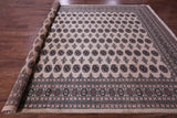 Ivory Bokhara Hand-Knotted Wool Rug - 9' 2" X 12' 2"