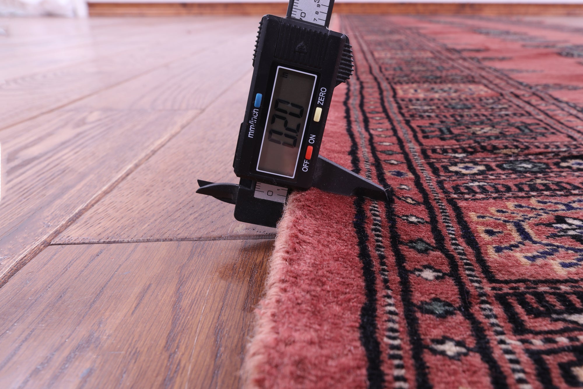 Rust Bokhara Hand-Knotted Wool Runner Rug - 2' 8" X 17' 3"