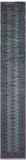 Green Bokhara Hand-Knotted Wool Runner Rug - 2' 6" X 16' 2"