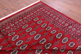Red Bokhara Hand-Knotted Wool Rug - 9' 0" X 11' 8"