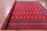 Red Bokhara Hand-Knotted Wool Rug - 9' 0" X 11' 9"