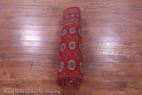 Red Bokhara Hand-Knotted Wool Rug - 9' 2" X 12' 0"