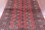 Rust Bokhara Hand-Knotted Wool Rug - 4' 2" X 6' 1"